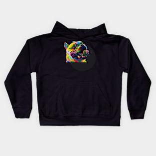 artisticcolorfuldog 2 Kids Hoodie